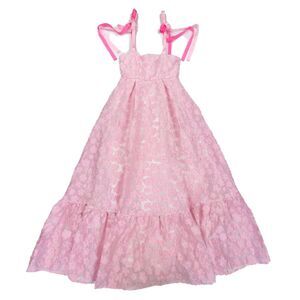 NWT Sister Jane Kite Jacquard Dress Tiered Maxi Lolita Coquette Soft Girl Pink